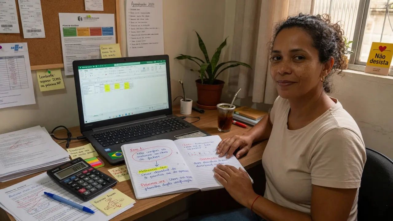 Pessoa mais consciente após corrigir padrões que prejudicavam a vida financeira