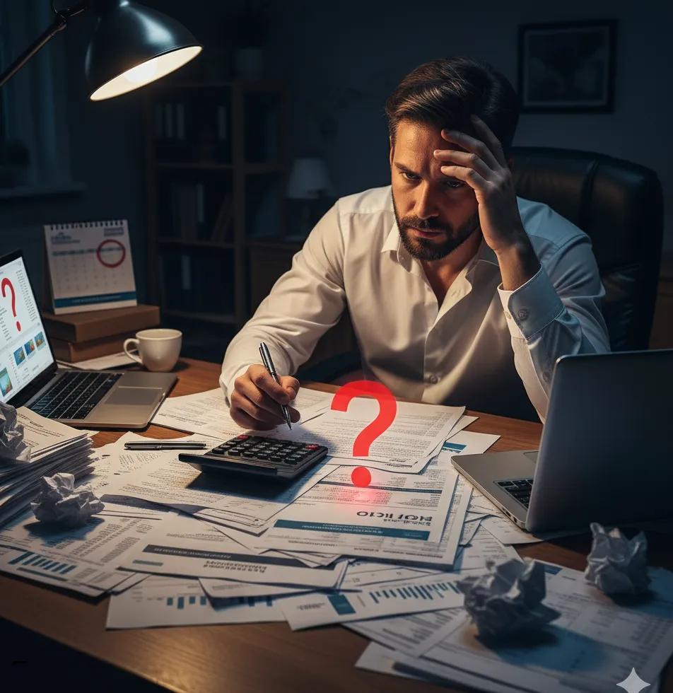 Imprevistos financeiros, balão estourando