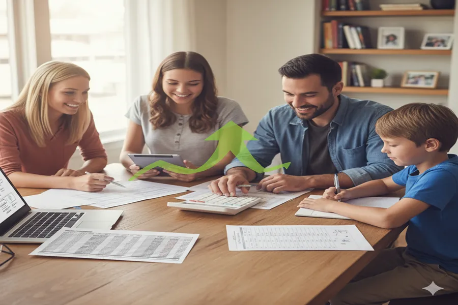 Tranquilidade financeira, homem olhando para um horizonte seguro