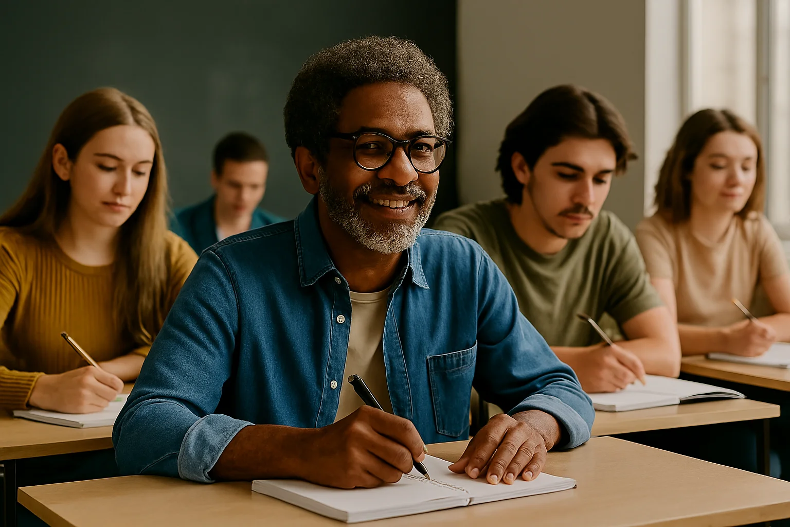 Tranquilidade financeira, homem olhando para um horizonte seguro
